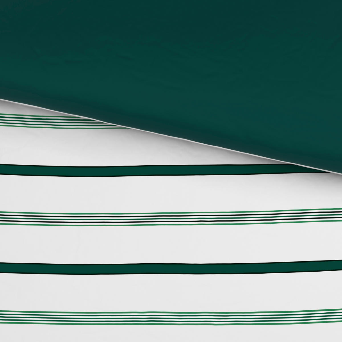 WENDEBETTWÄSCHE Satin 140/200 cm  - Grün, KONVENTIONELL, Textil (140/200cm) - Novel