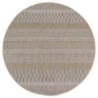 OUTDOORTEPPICH 120/120 cm Melissa Beige  - Beige, KONVENTIONELL, Textil (120/120cm)