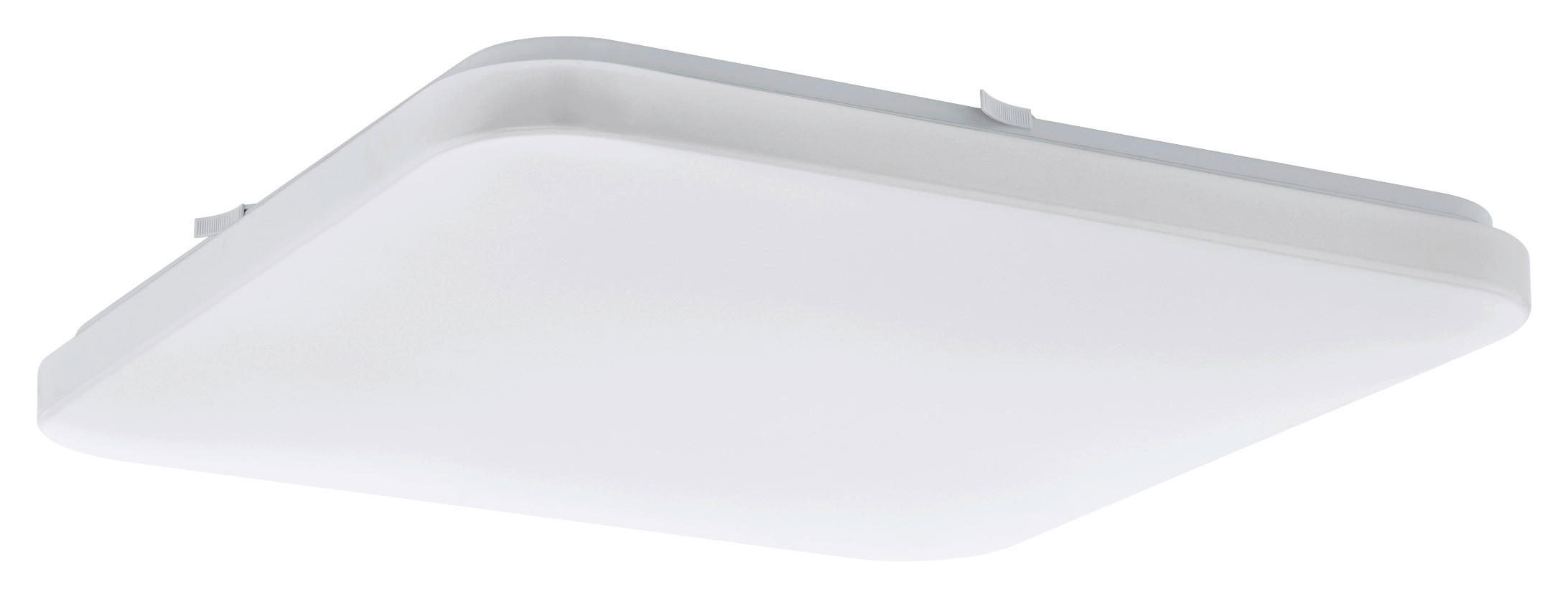 XXXLutz Led-Deckenleuchte Weiß 43x7x43 cm