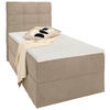 BOXBETT 100/200 cm  in Creme  - Creme/Schwarz, KONVENTIONELL, Kunststoff/Textil (100/200cm) - Boxxx