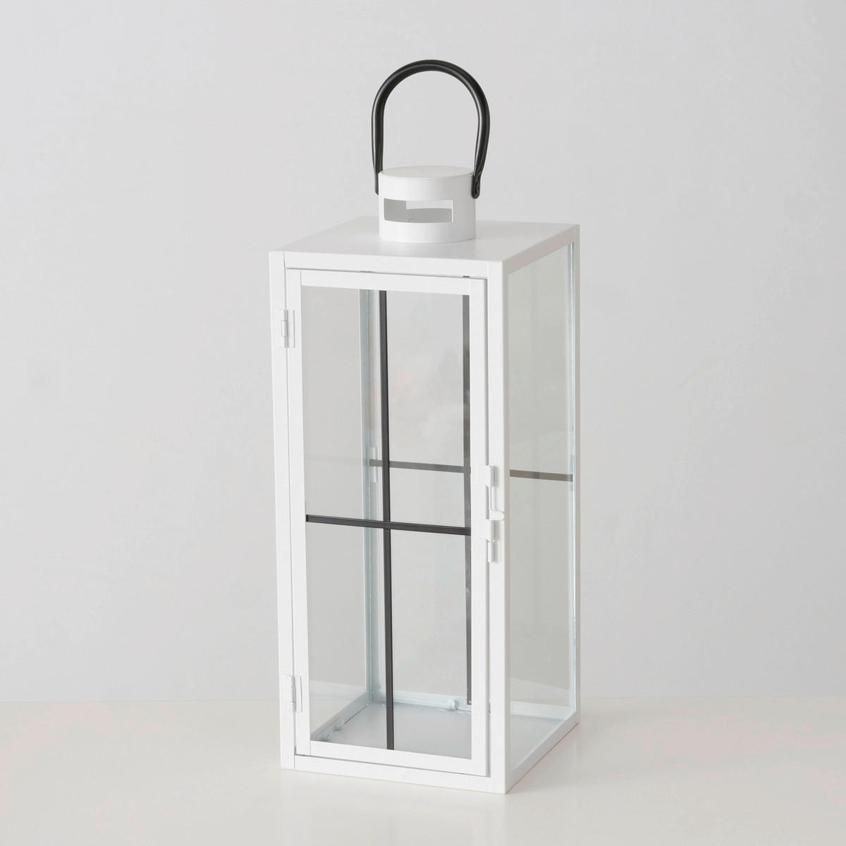 LAMPÁŠ kov, sklo - biela, Trend, kov/sklo (16,5/16,8/40cm)