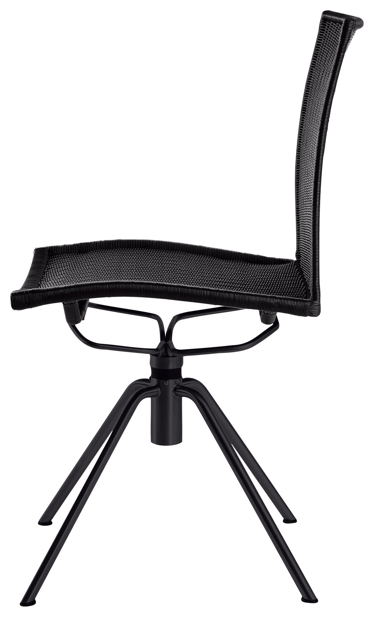 GARTENSTUHL Schwarz  - Schwarz, Basics, Kunststoff (52/91/58cm) - Musterring