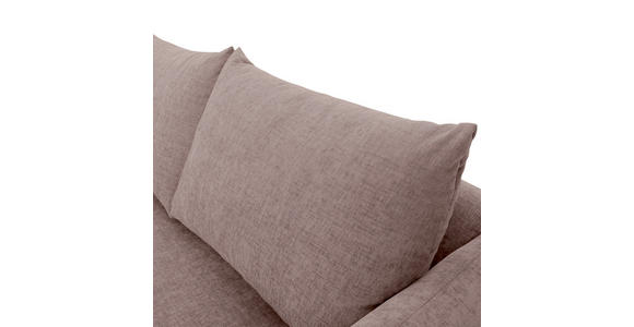 ECKSOFA Altrosa Flachgewebe - Buchefarben/Altrosa, KONVENTIONELL, Holz/Textil (144/230cm) - Carryhome