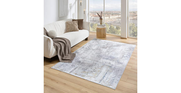 VINTAGE-TEPPICH 120/170 cm Leo Grau - Grau, Design, Kunststoff/Textil (120/170cm) - Novel