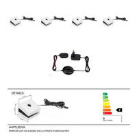 LED-KLEMMLEUCHTE   - Silberfarben, KONVENTIONELL, Kunststoff - Carryhome