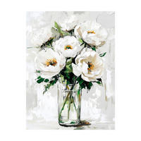 LEINWANDBILD Blumen 60/80 cm  - Multicolor, Basics, Holz/Textil (60/80cm)