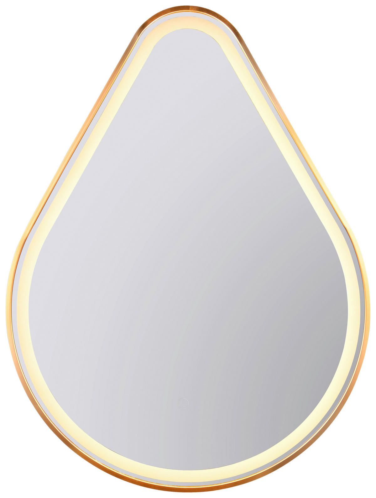 BADEZIMMERSPIEGEL 60/80/3 cm  - Goldfarben, MODERN, Glas/Metall (60/80/3cm)