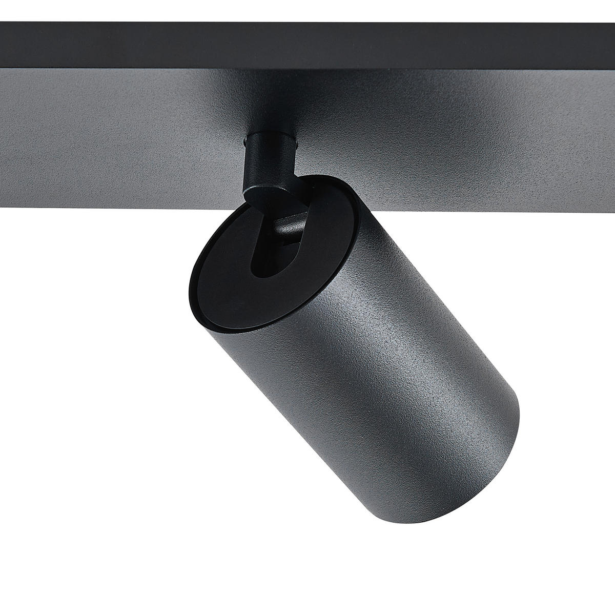DECKENSTRAHLER - Schwarz, Design, Metall (48/9/12,5cm)