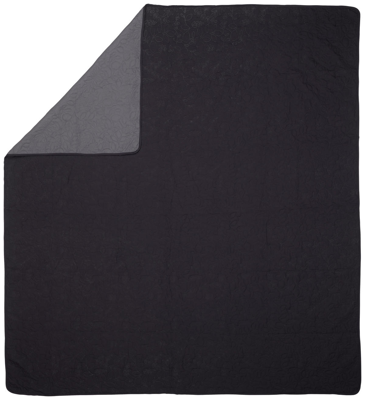 WOHNDECKE 220/240 cm  - Anthrazit/Silberfarben, Basics, Textil (220/240cm) - Novel