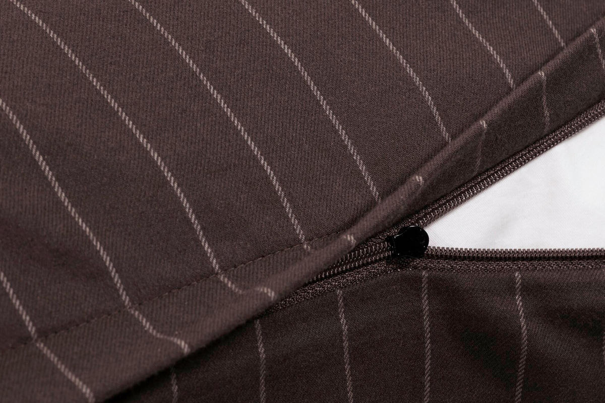 BETTWÄSCHE 2-teilig JOOP! SOFT STRIPES Jersey 135/200 cm  - Grau, Basics, Textil (135/200cm) - Joop!