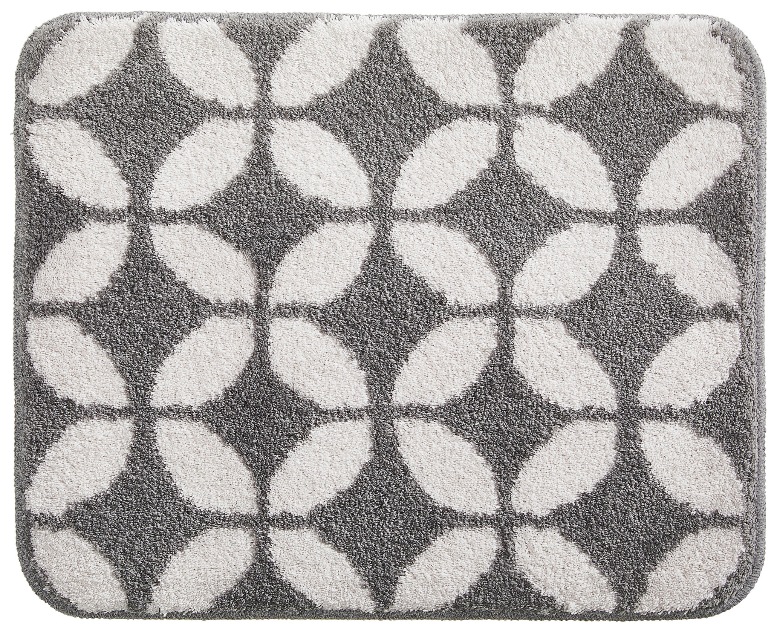 BADTEPPICH 50/60 cm Anthrazit  - Anthrazit, Basics, Kunststoff/Textil (50/60cm) - Kleine Wolke
