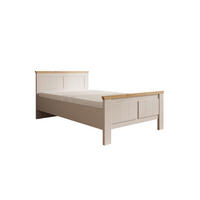 BETT 120/200 cm  in Champagner, Eiche Artisan  - Champagner/Eiche Artisan, LIFESTYLE (120/200cm) - Landscape