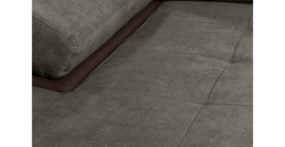 ECKSOFA in Flachgewebe Schlammfarben, Beige  - Schlammfarben/Beige, Design, Kunststoff/Textil (175/271cm) - Xora