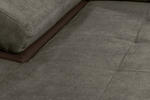 ECKSOFA Schlammfarben, Beige Flachgewebe  - Schlammfarben/Beige, Design, Kunststoff/Textil (175/271cm) - MID.YOU