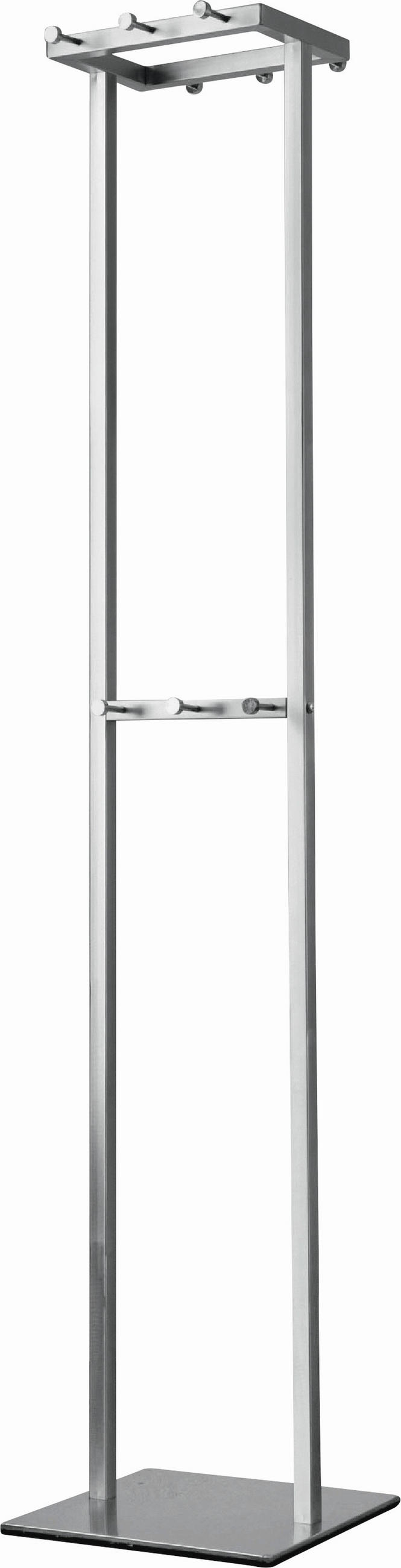 KLEIDERSTÄNDER in Edelstahlfarben 35,5/172/35,5 cm   - Edelstahlfarben, Design, Metall (35,5/172/35,5cm)