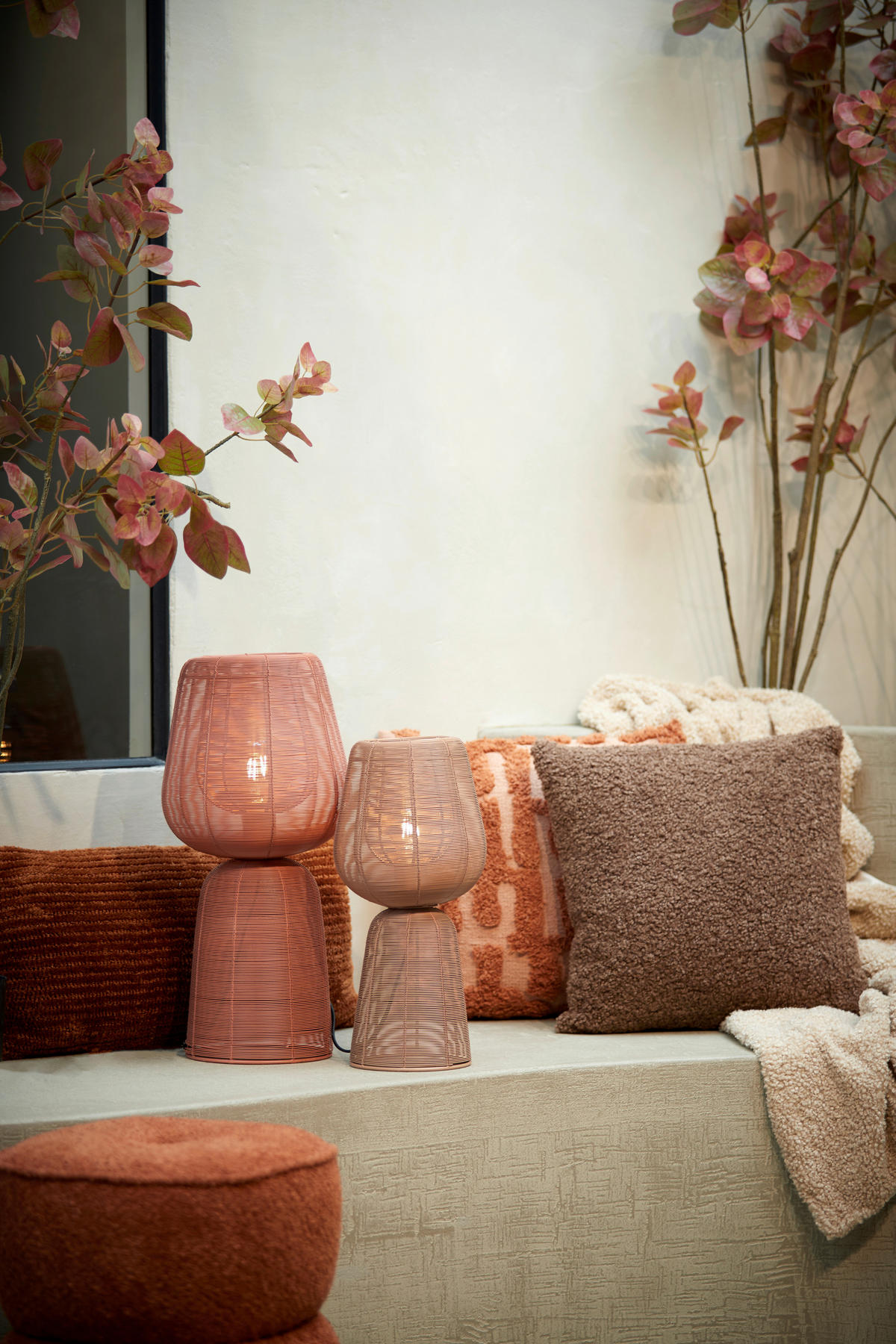 ZIERKISSEN LINA 45/45 cm  - Braun, LIFESTYLE, Textil (45/45cm) - Light & Living