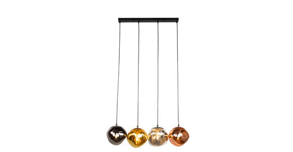 HÄNGELEUCHTE Orange 70/20/150 cm   - Chromfarben/Goldfarben, Design, Glas/Metall (70/20/150cm) - Dieter Knoll