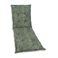 LIEGENAUFLAGE Blätter  - Grün, Basics, Textil (60/7/190cm)