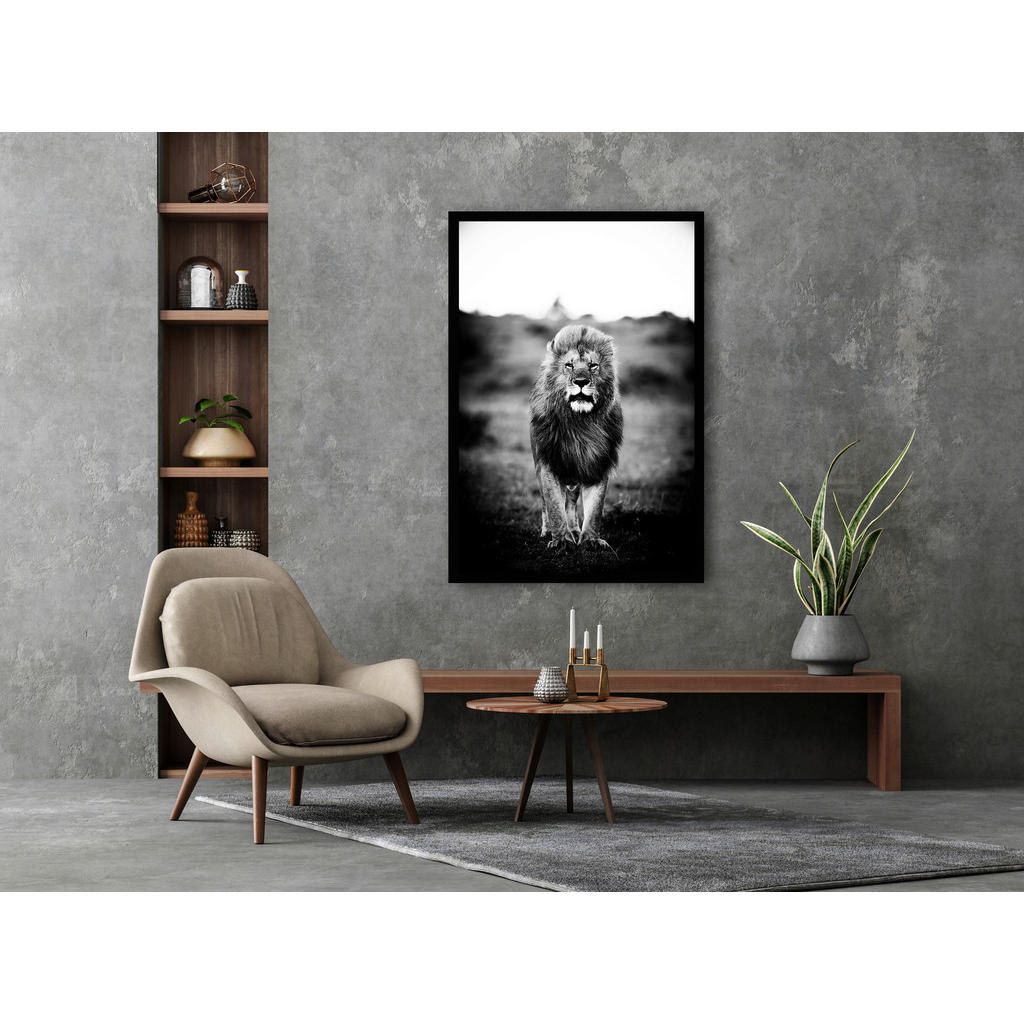 Thumbnail - Xxxl Bild Wandkraft, Schwarz, Weiß, Kunststoff, rechteckig, 90x135 cm, einfache und schnelle Anbringung, glänzend, Bilde...