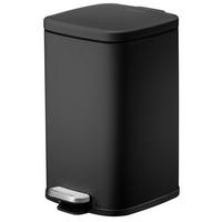 ABFALLEIMER London 4 L  - Anthrazit/Schwarz, Basics, Kunststoff (18,5/24,3/25,7cm) - Fackelmann