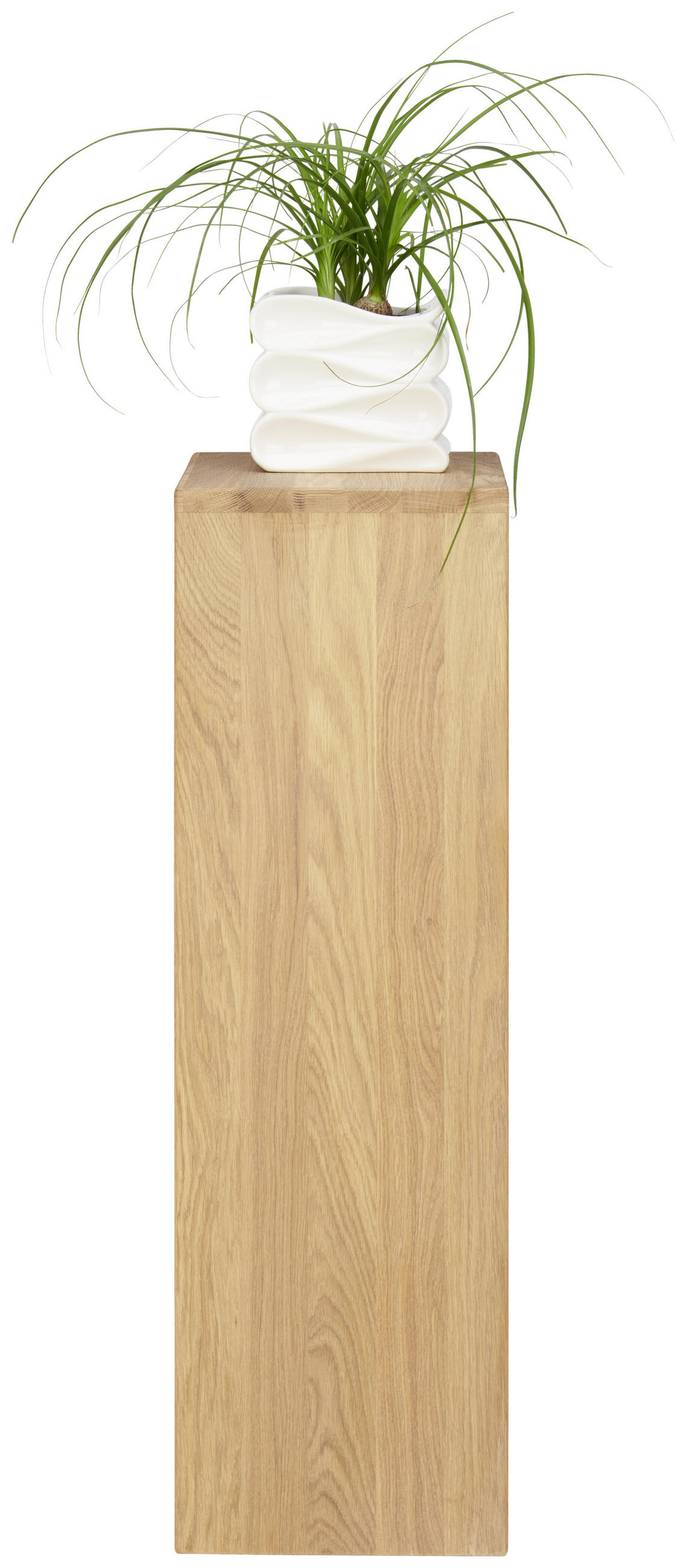 STOJAN NA KVETY, dub, farba duba - farba duba, Natur, drevo (25/25/80cm) - Linea Natura