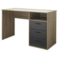 SCHREIBTISCH 120/54/75 cm  in Graphitfarben, Eiche Artisan  - Schwarz/Graphitfarben, KONVENTIONELL, Holzwerkstoff/Kunststoff (120/54/75cm) - Boxxx