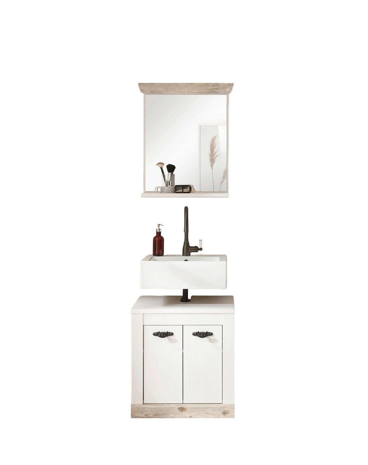 BADEZIMMER  in  - Pinienfarben, Design (60/200/46cm) - MID.YOU