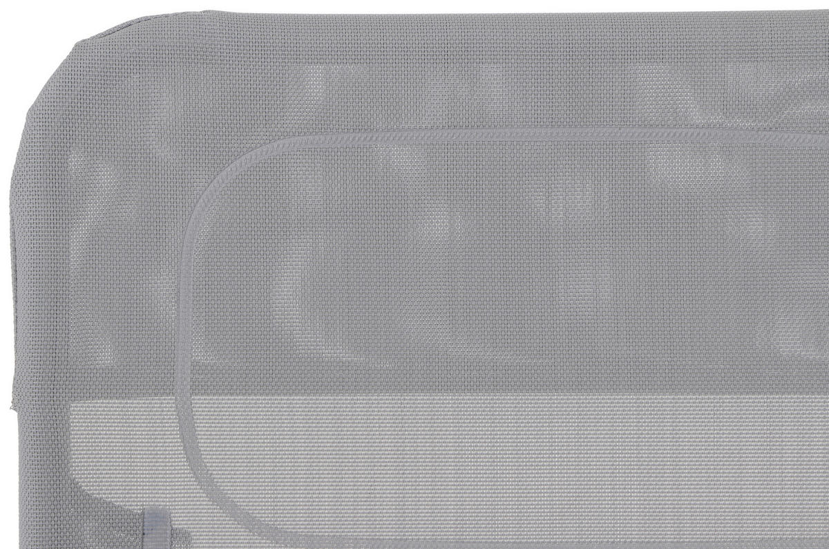 GARTENLIEGE 72,5/103,5/144 cm  - Anthrazit/Hellgrau, MODERN, Textil/Metall (72,5/103,5/144cm) - Siena Garden