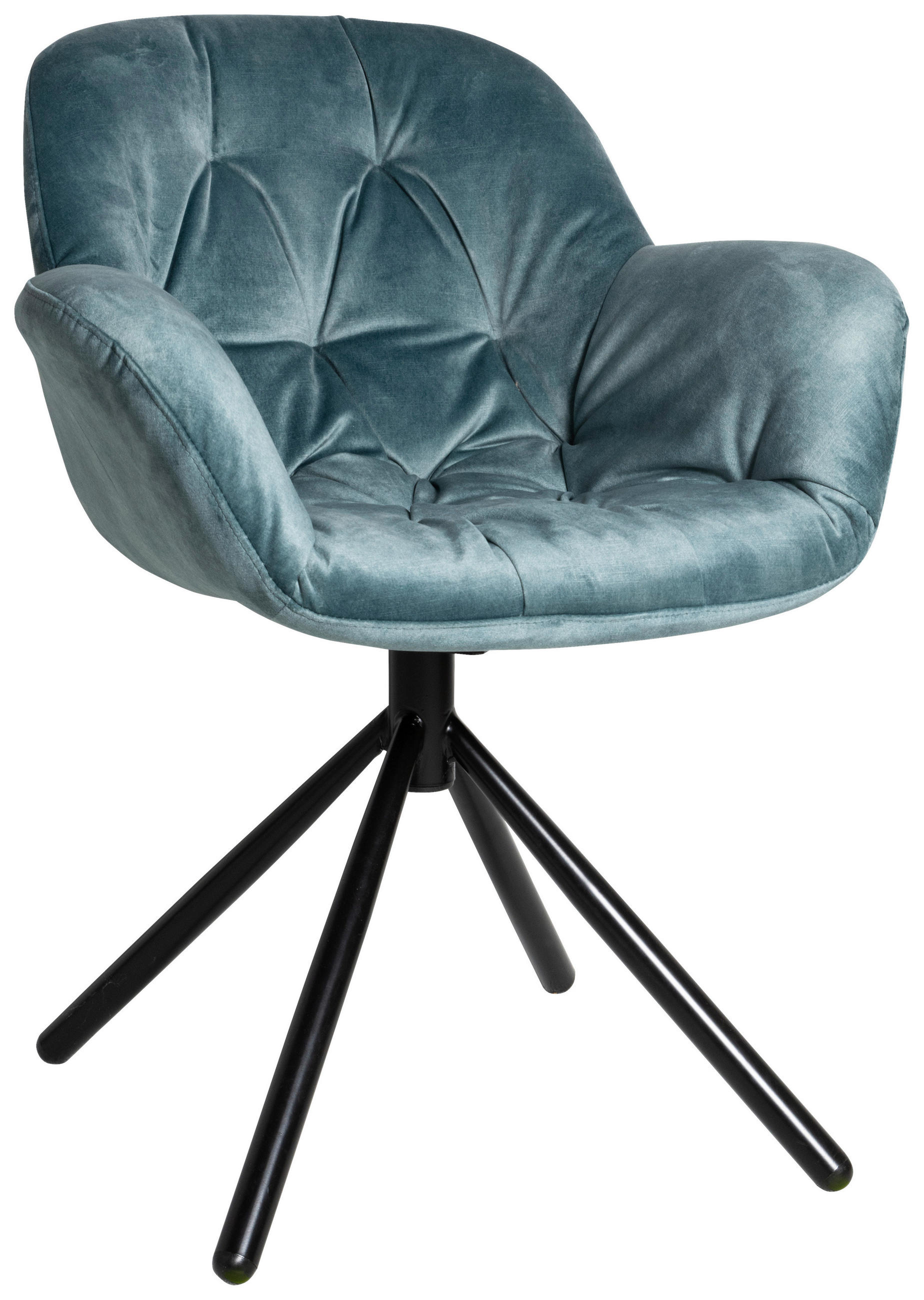 ŽIDLE S PODRUČKAMI, ocel, mikrovlákno, jadeitově zelená - černá/jadeitově zelená, Design, kov/textil (67/86/64cm) - Valdera