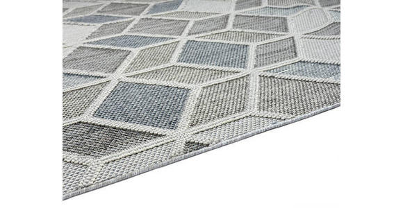 WEBTEPPICH 200/290 cm Blau, Grau  - Blau/Grau, Design, Textil (200/290cm) - Novel