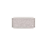 LED-WANDLEUCHTE   - Grau/Nickelfarben, KONVENTIONELL, Textil/Metall (15/30/8cm) - Cinque