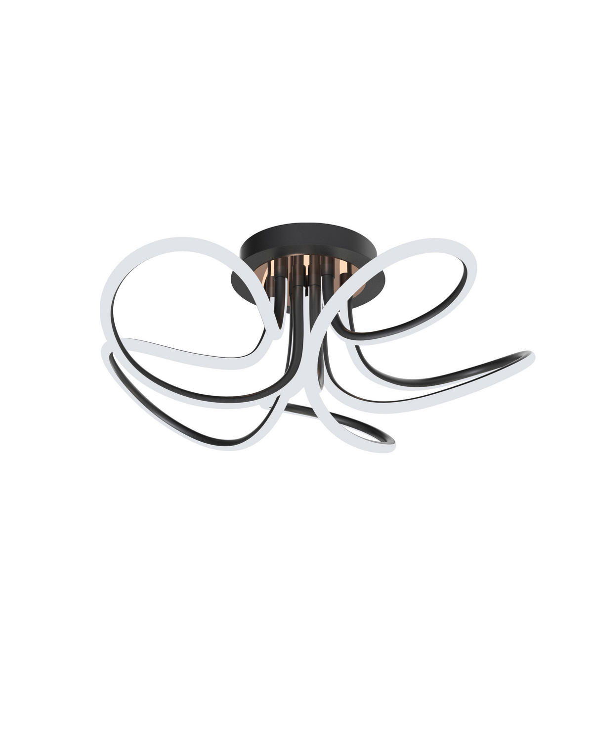 LED-DECKENLEUCHTE 38 W  58/22 cm    - Silberfarben, Trend, Kunststoff/Metall (58/22cm) - Novel