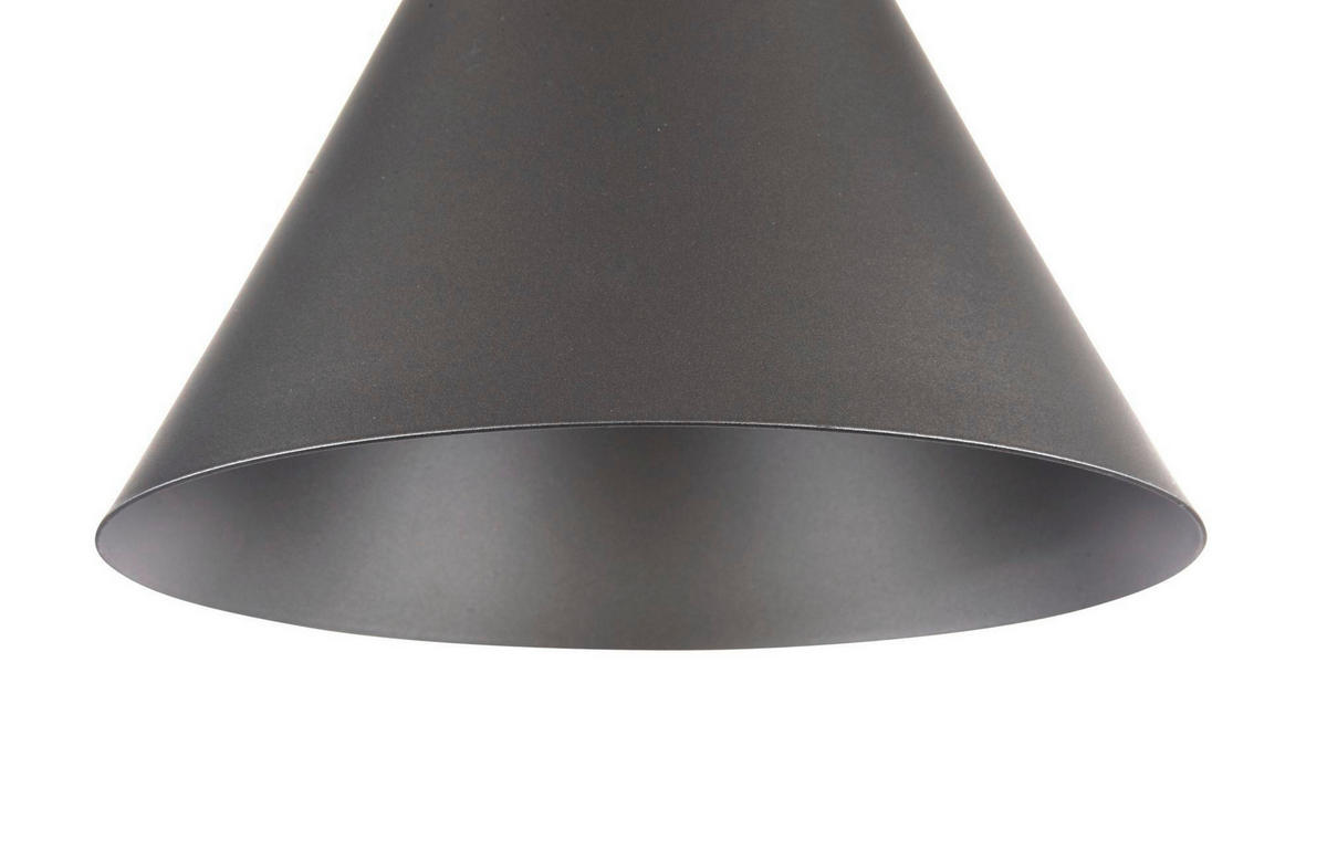 PENDELLEUCHTE 22/13.7 cm    - Schwarz/Grau, Trend, Holz/Metall (22/13.7cm) - MAYTONI
