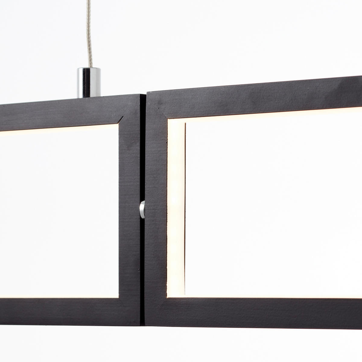 LED-HÄNGELEUCHTE 80,5/12/120 cm  - Schwarz, Design, Kunststoff/Metall (80,5/12/120cm) - Brilliant