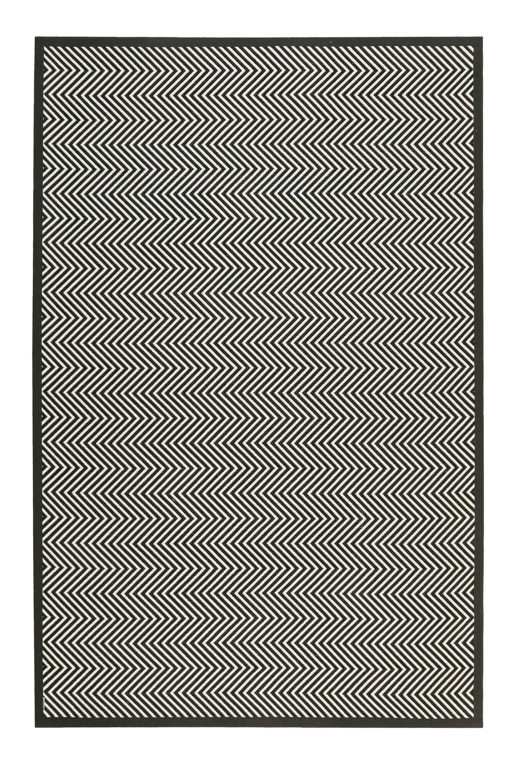 HANDWEBTEPPICH 160/230 cm Paulsen Schwarz rechteckig  - Schwarz, Trend, Textil (160/230cm) - Esprit
