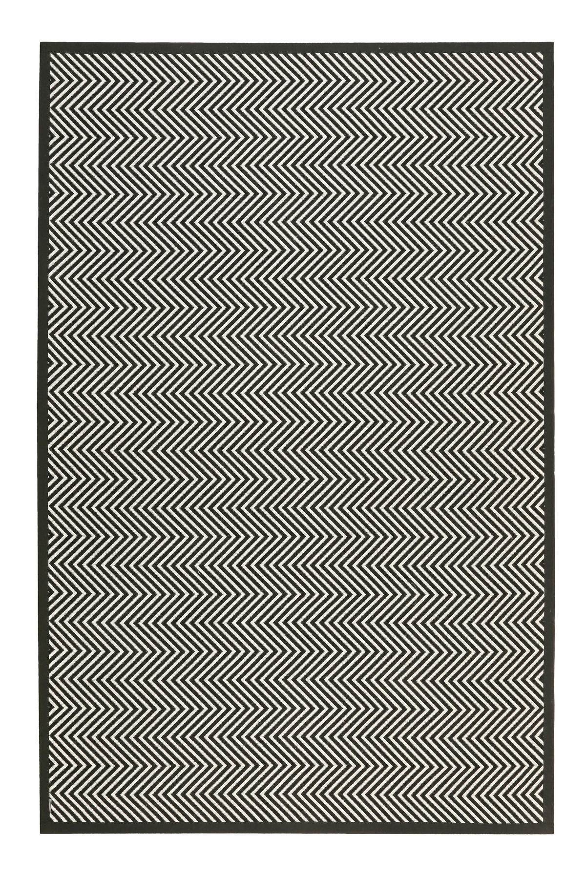 HANDWEBTEPPICH 160/230 cm Paulsen Schwarz rechteckig  - Schwarz, Trend, Textil (160/230cm) - Esprit