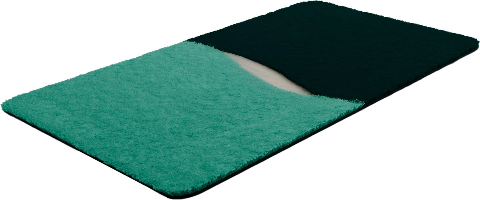 BADEMATTE Mintgrün 70/120 cm  - Mintgrün, Basics, Kunststoff/Textil (70/120cm) - Grund