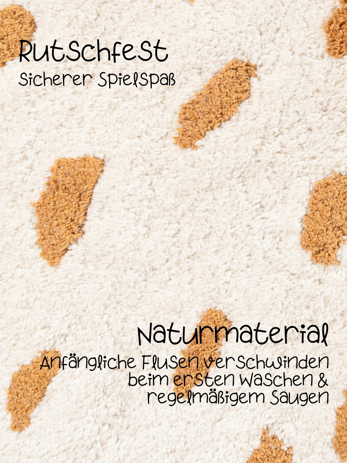 KINDERTEPPICH 120/137 cm Snuggle Nienchen Hase  - Dunkelorange/Creme, Basics, Kunststoff/Textil (120/137cm) - Hanse Home