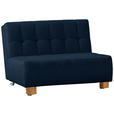 SCHLAFSOFA Juice in Dunkelblau  - Naturfarben/Dunkelblau, Design, Holz/Textil (125/92/102cm) - Novel