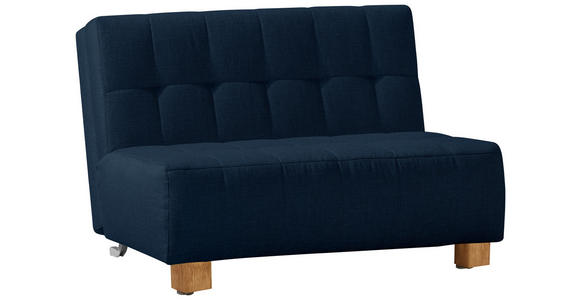 SCHLAFSOFA Juice in Dunkelblau  - Naturfarben/Dunkelblau, Design, Holz/Textil (125/92/102cm) - Novel