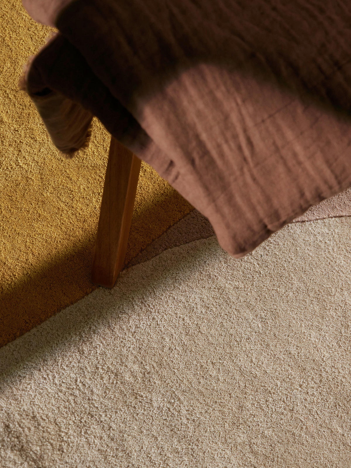 WOLLTEPPICH 160 cm Westminster Cecil Multicolor, Beige rund  - Beige/Multicolor, Basics, Textil (160cm) - Ted Baker
