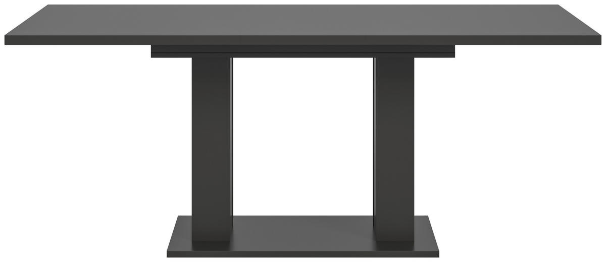 AUSZIEHTISCH Grau rechteckig  ausziehbar  - Grau, KONVENTIONELL, Holzwerkstoff (150-190/90/76cm) - MID.YOU