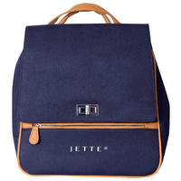 WICKELTASCHE  - Weiß/Dunkelblau, Basics, Textil (32/14/32cm) - Jette