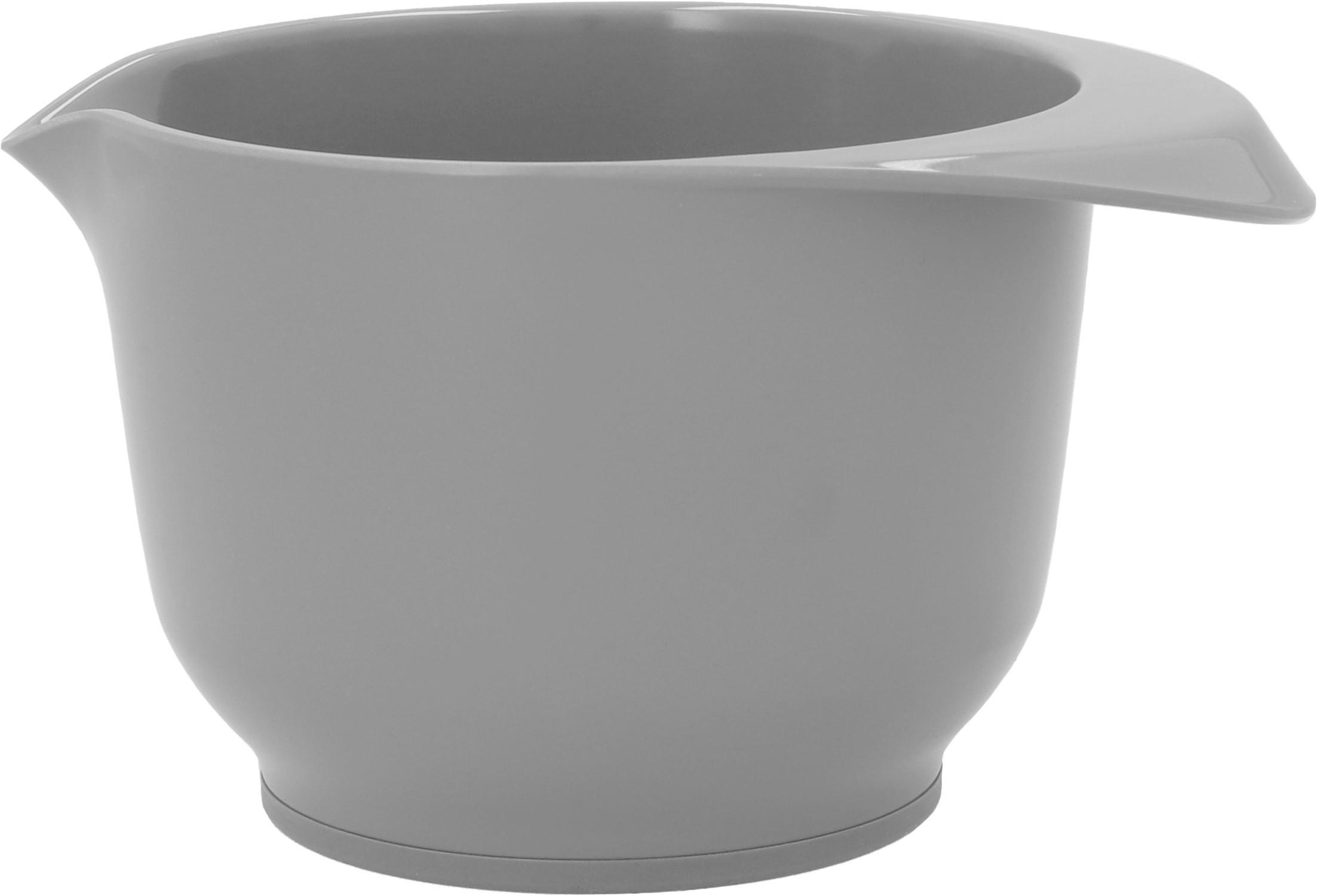 RÜHRSCHÜSSEL - Grau, Basics, Kunststoff (0,5l) - Birkmann