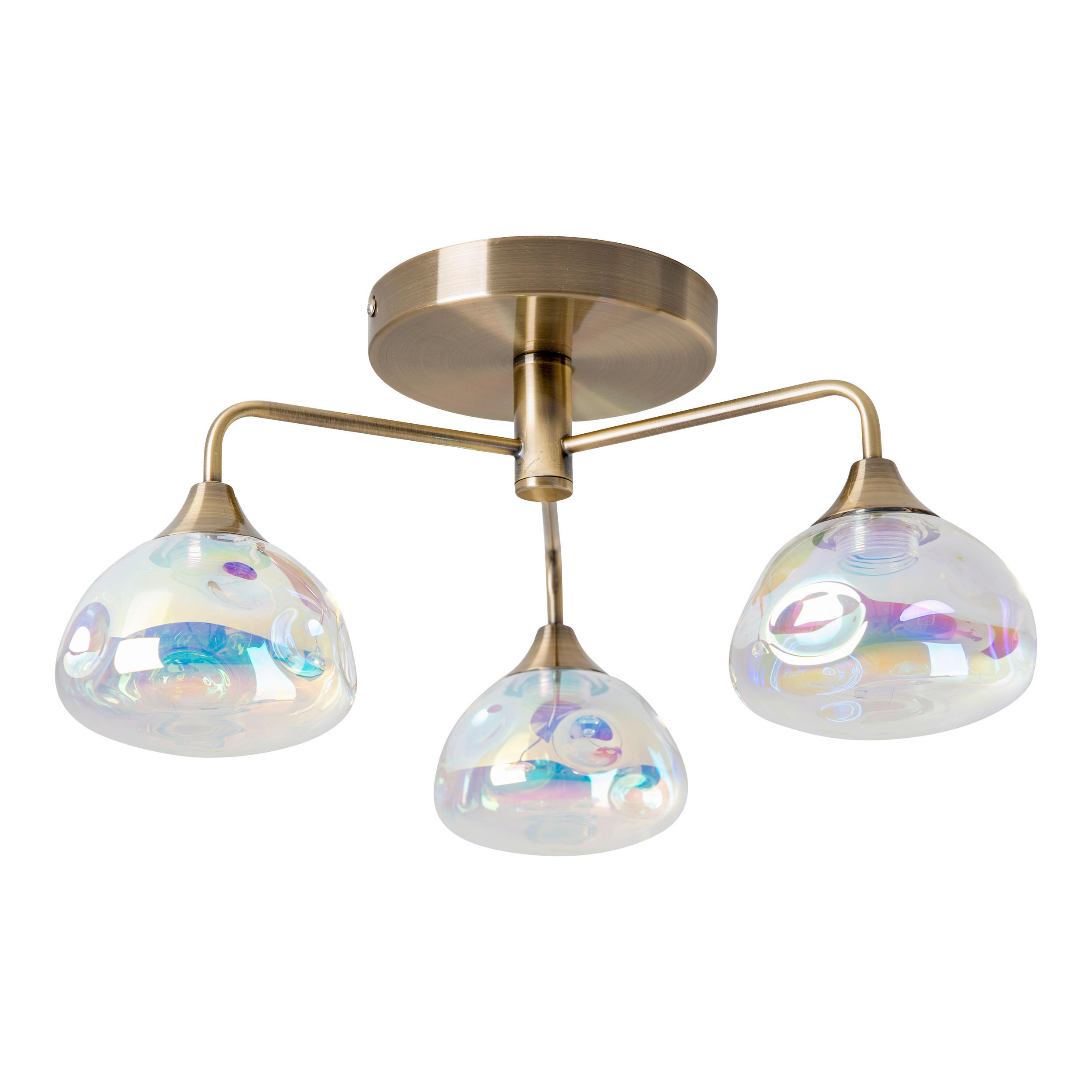 LED-DECKENLEUCHTE   - Messingfarben, Design, Metall (19,5cm) - Näve