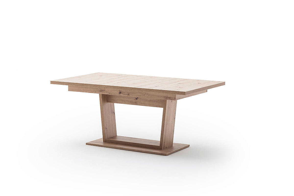 Thumbnail - Livetastic Esstisch, Eiche, Holzwerkstoff, rechteckig, Säule, 100x77x180-280 cm, Esszimmer, Tische, Esstische