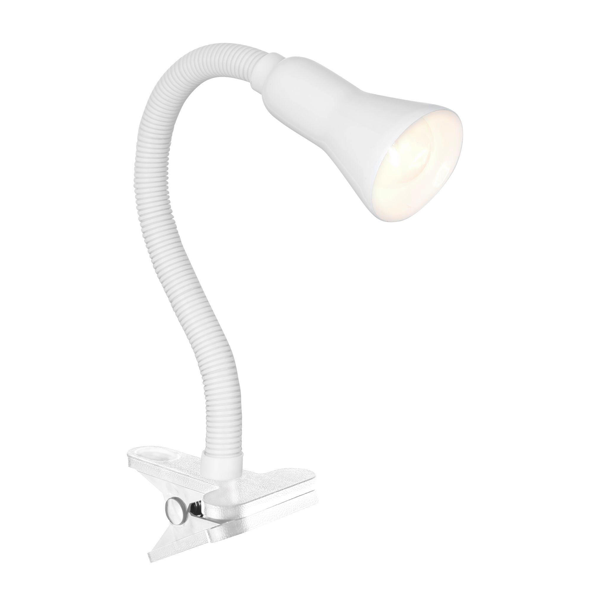 LED-KLEMMLEUCHTE Desk Partners 7.5/50 cm   - Weiß, Basics, Kunststoff/Metall (7.5/50cm) - Searchlight