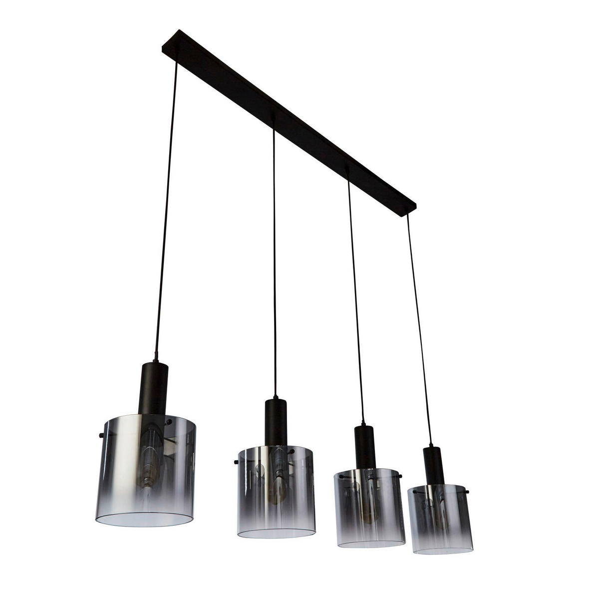 PENDELLAMPA Sweden 142/35-150/22 cm  - svart, Modern, metall/glas (142/35-150/22cm)