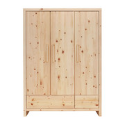 KLEIDERSCHRANK Zirbe - Naturfarben, Natur, Holz (145/200/56cm) - Jimmylee