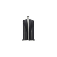 KÜCHENROLLENHALTER - Edelstahlfarben/Schwarz, KONVENTIONELL, Metall (15,5/30cm) - Wesco
